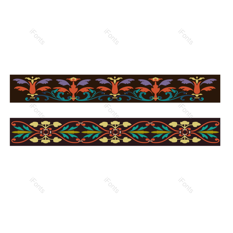 边框图片,纹理元素,花纹PNG,图案免抠素材
